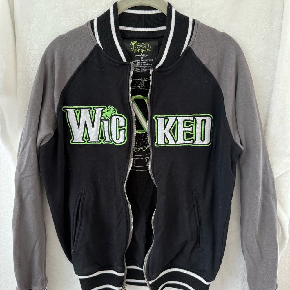 Wicked Black and Gray Varsity Jacket